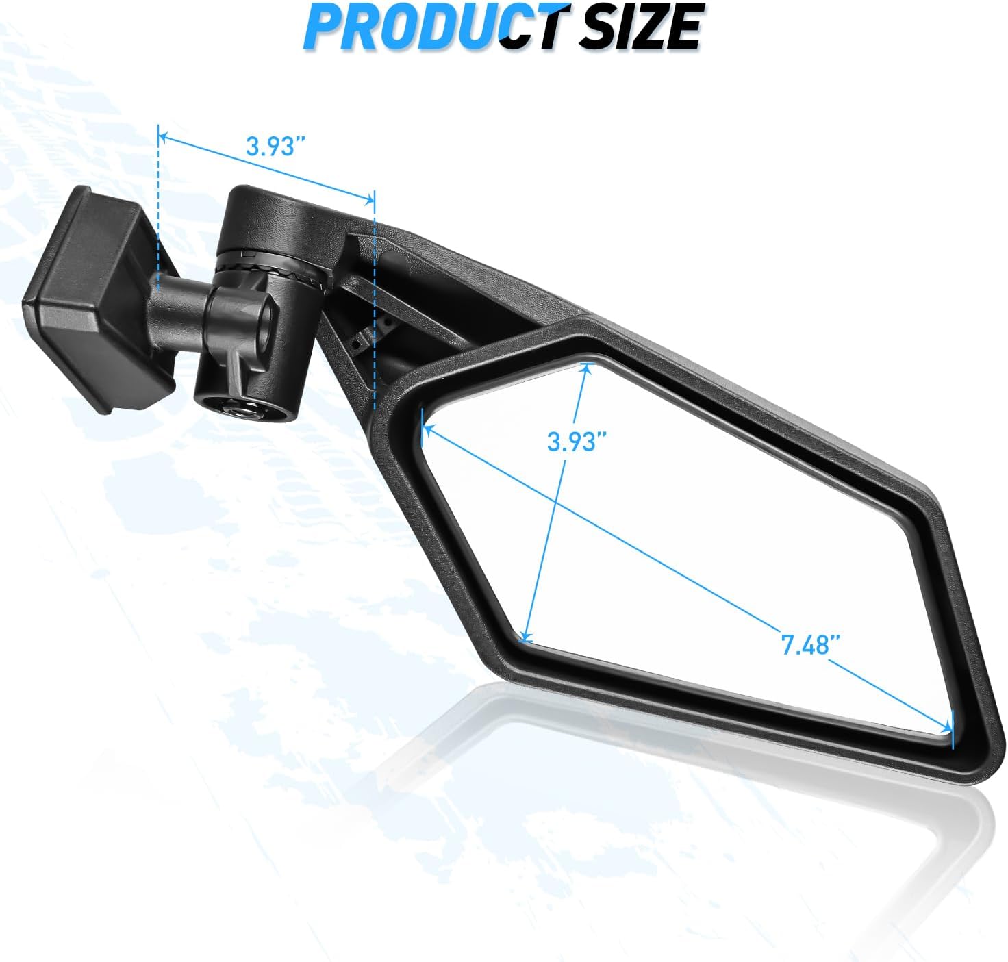 Upgraded 360° Universal UTV Side Mirrors for 2016-2023 Can-Am Maverick X3 Turbo R - Enhanced Visibility for Off-Road Adventures & Trail Riding