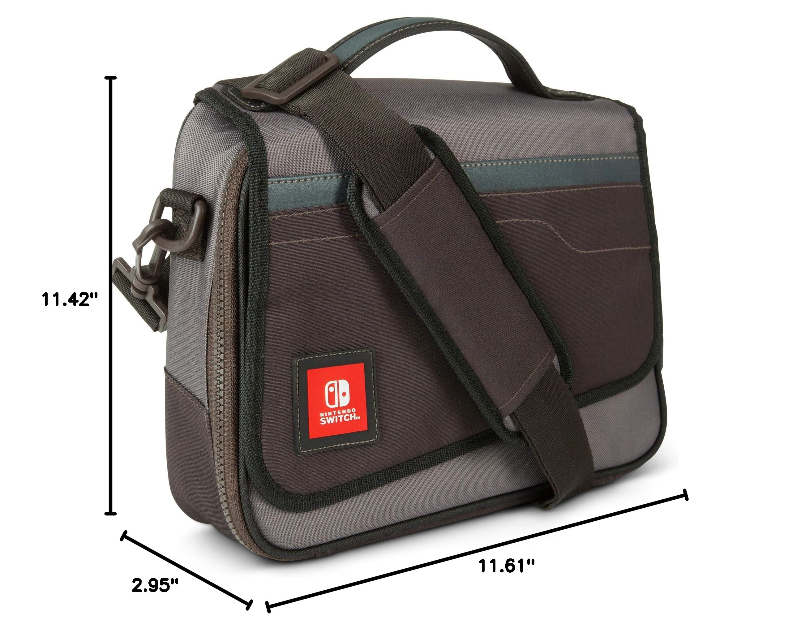 PowerA Transporter Bag for Nintendo Switch & Switch Lite - Durable Gaming Carrying Case with Accessory Storage - Perfect for Travel, Commuting & On-the-Go Gaming Protection