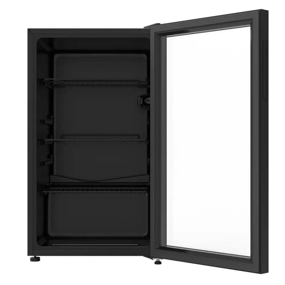 CHiQ CBC094BG 94L Beverage Cooler Refrigerator - Compact Mini Fridge for Beer, Wine & Soda - Perfect for Home Bar, Office, Dorm & Kitchen