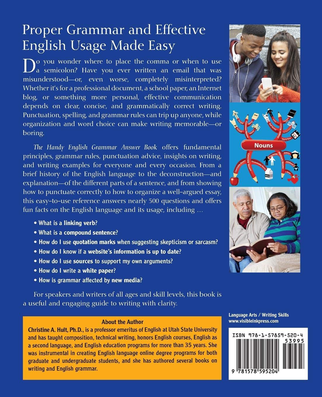 The Handy English Grammar Answer Book - Essential Guide for ESL Learners, Students & Writers | Improve Grammar Skills for School, Work & Daily Communication