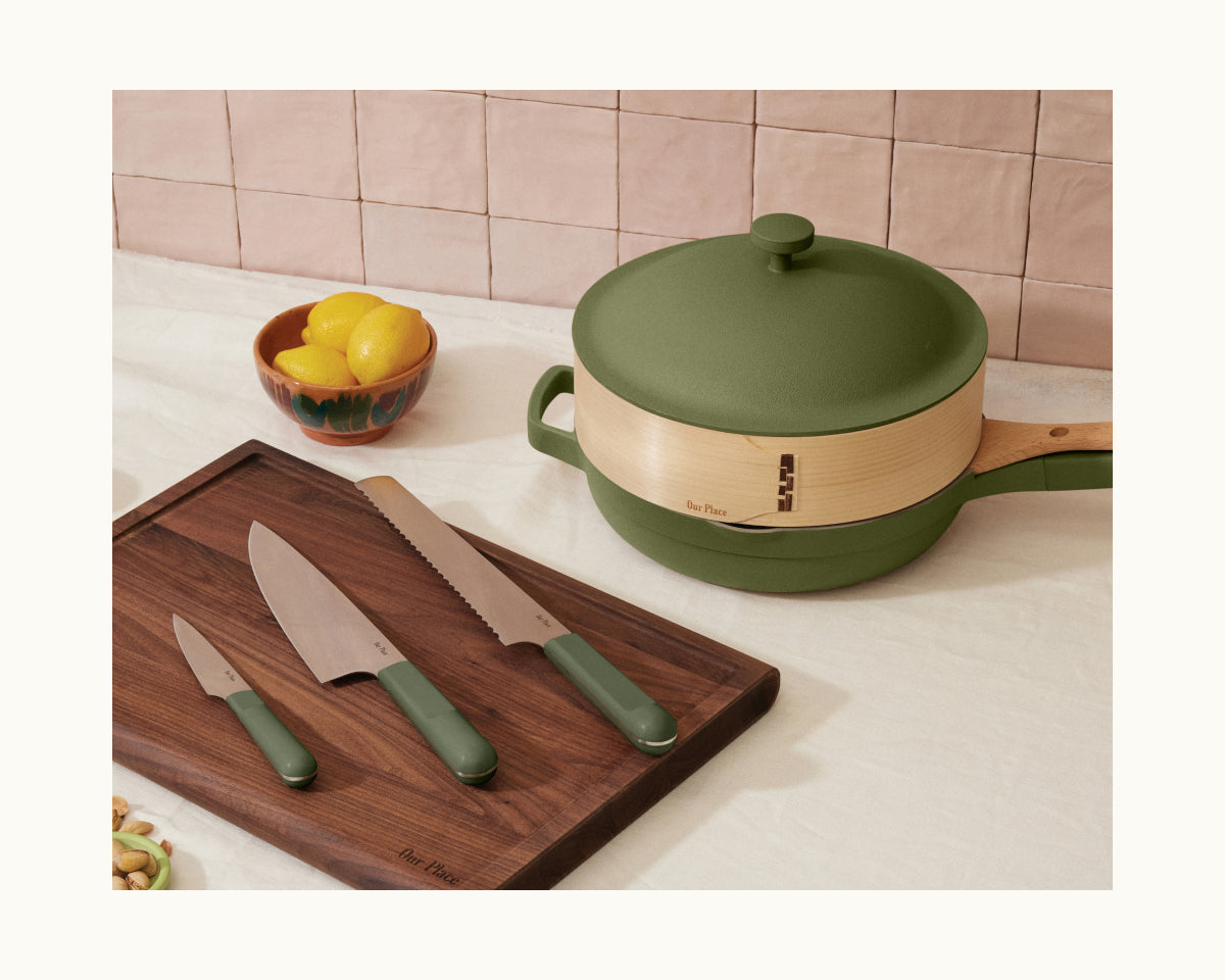 Premium Stainless Steel Knife Trio Bundle - Chef, Paring & Utility Knives Set for Kitchen, Cooking & Food Prep | Perfect for Home Chefs & Culinary Enthusiasts