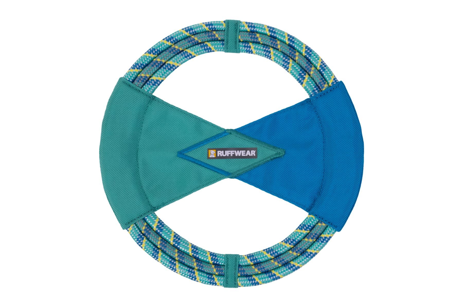 Ruffwear® Pacific Ring Dog Toy - Aurora Teal Green Aqua Disc for Fetch & Water Play | Durable Chew Toy for Medium & Large Dogs | Outdoor Beach, Pool & Backyard Fun