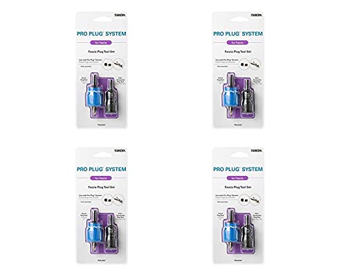 Professional Fascia Plug System - 4-Piece Fascia Plug Tool Set for Home & Auto Repair | Easy Installation & Secure Fastening