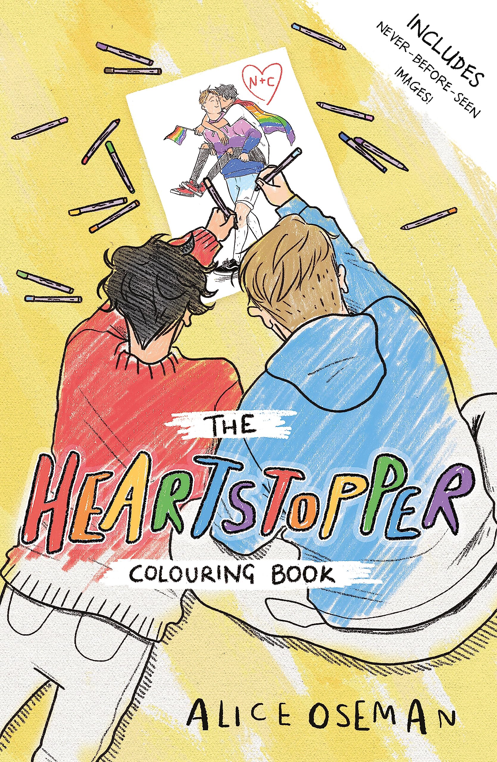 Heartstopper Coloring Book - Bestselling Graphic Novel Inspired by Netflix Series | Relaxing Art Therapy for Teens & Adults, Perfect Gift for Fans
