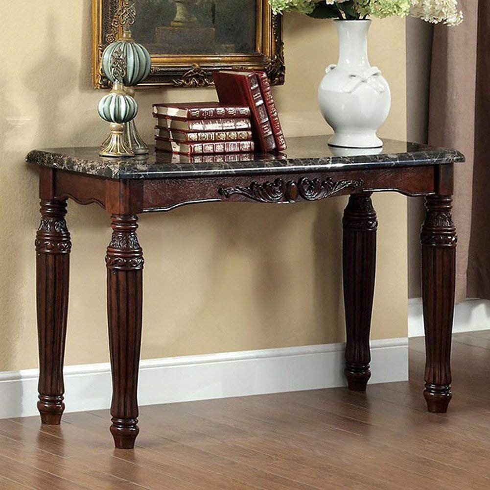Furniture of America Sofa Table - Espresso Finish Console Table for Living Room, Entryway & Hallway - Stylish & Functional Home Decor