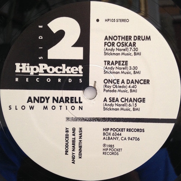 Andy Narell - Slow Motion Vinyl LP Album (VG+ Condition) | Jazz Fusion, Caribbean Music | Perfect for Collectors & Music Lovers