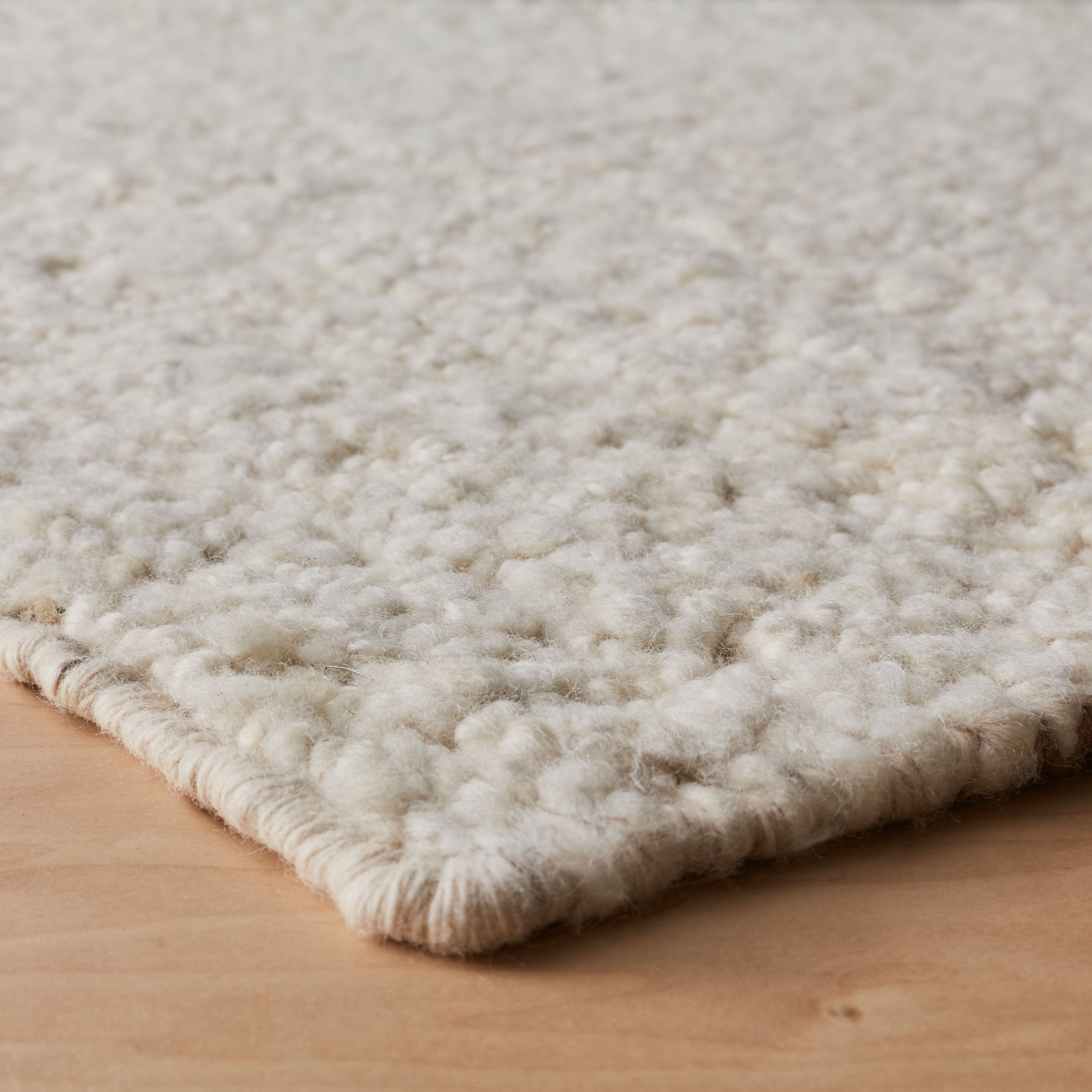 Parina Handwoven Area Rug - Soft Boho Chic Rug for Living Room, Bedroom & Dining Area - Eco-Friendly Natural Fiber Floor Decor