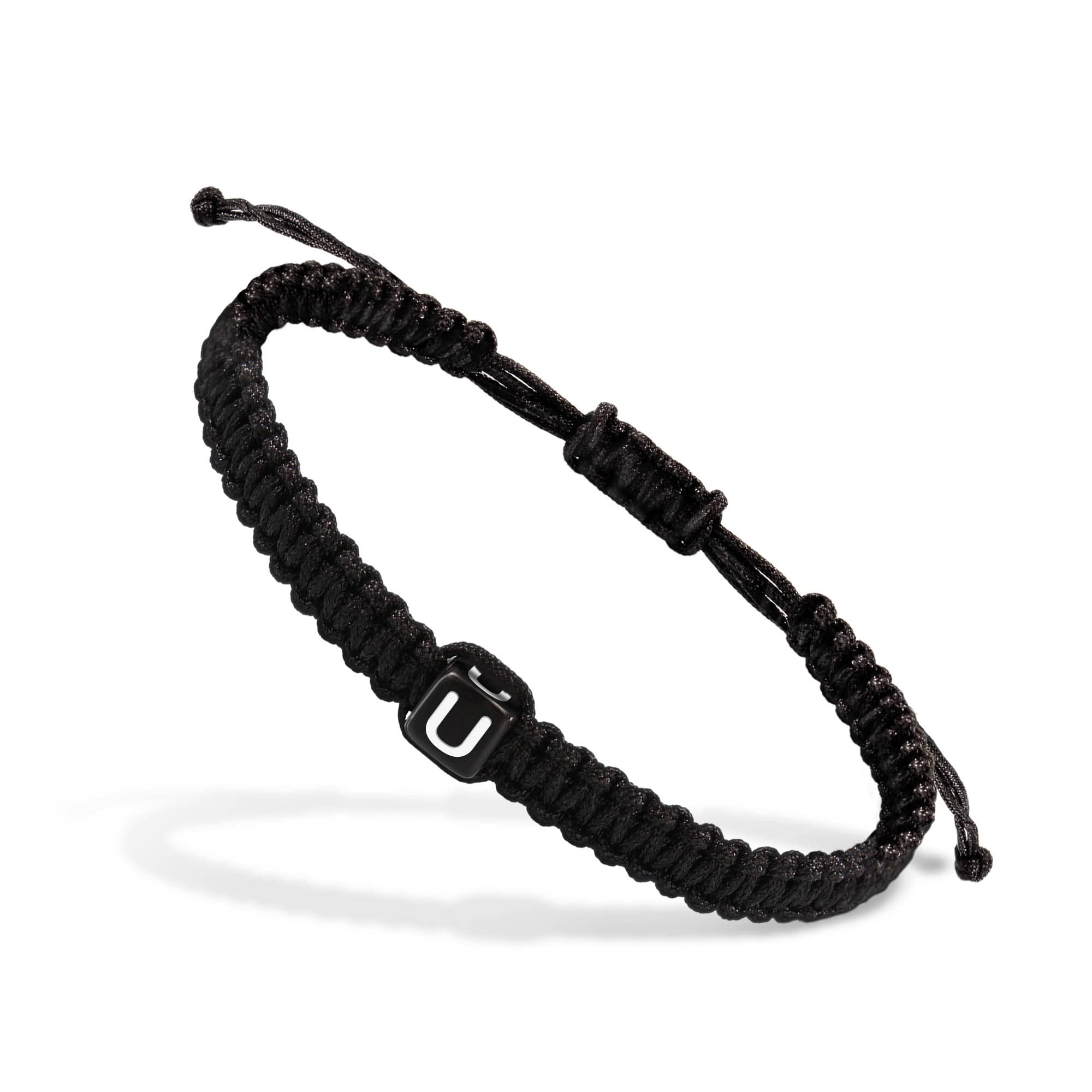Handmade Letter U Initial Charm Bracelet for Women - Best Friend Rope Braided Jewelry, Unique Birthday Gift for Her, Perfect for Daily Wear, Special Occasions, and Thoughtful Surprises
