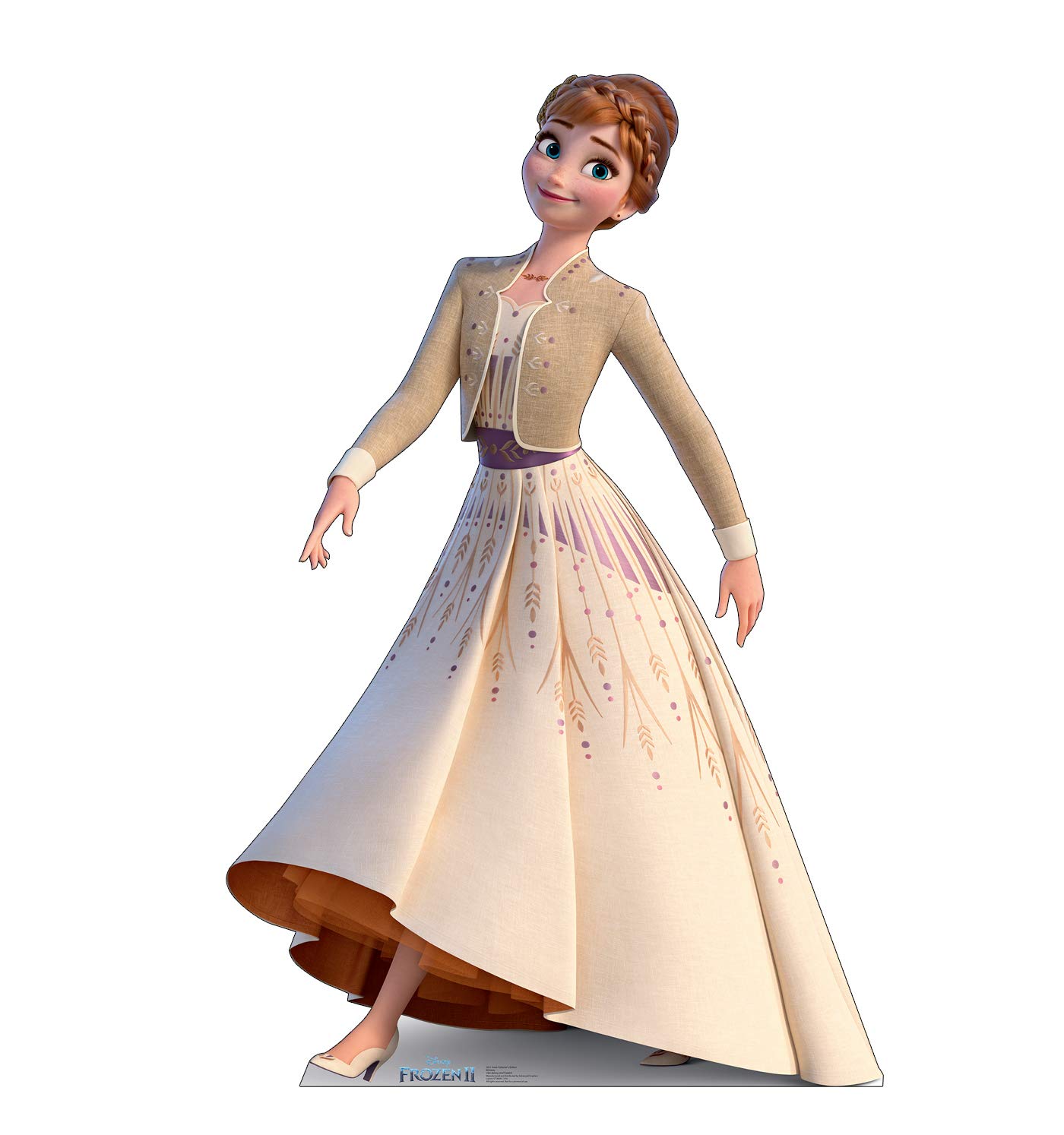 Life-Size Anna Cardboard Cutout Standee - Disney Frozen 2 Movie Collectible | Perfect for Birthday Parties, Home Decor & Disney Fan Gifts