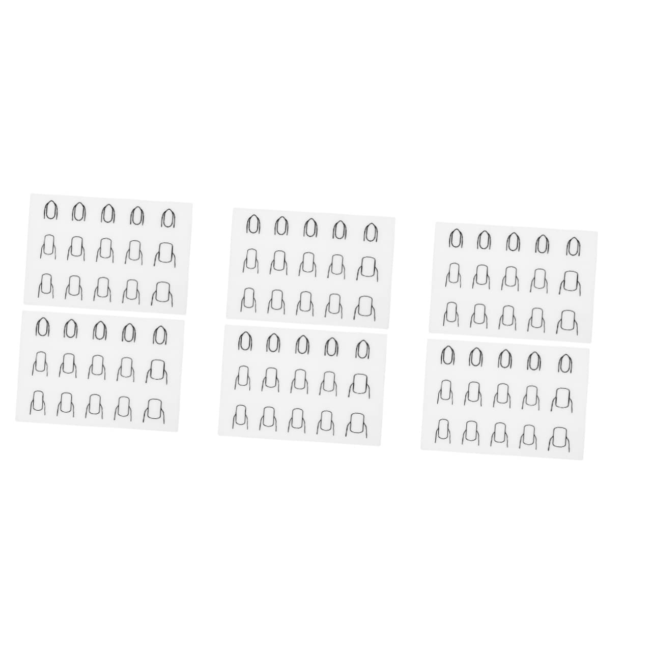 Minkissy 3 Sets Nail Art Stamping Mat - Silicone Nail Practice Mat for Salon & DIY Manicure, 2pcs x 3 - Perfect for Nail Art Design, Gel Polish Application & Home Nail Care