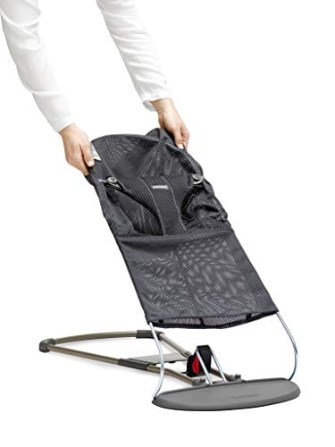 Baby Bjorn Bouncer Bliss Mesh Fabric Seat - Comfortable & Ergonomic Baby Bouncer for Newborns & Infants - Perfect for Playtime, Napping & Soothing at Home