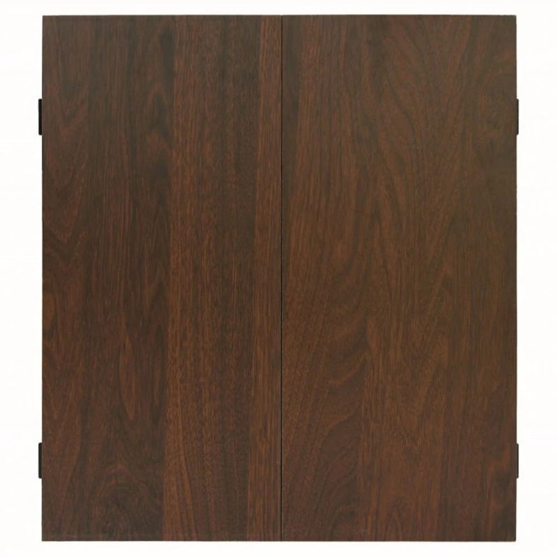 Premium Plain MDF Dartboard Cabinet - Regulation Size Professional Dart Board Case with Hinged Door & Scoreboard - Perfect for Home Game Rooms, Bars, and Man Caves