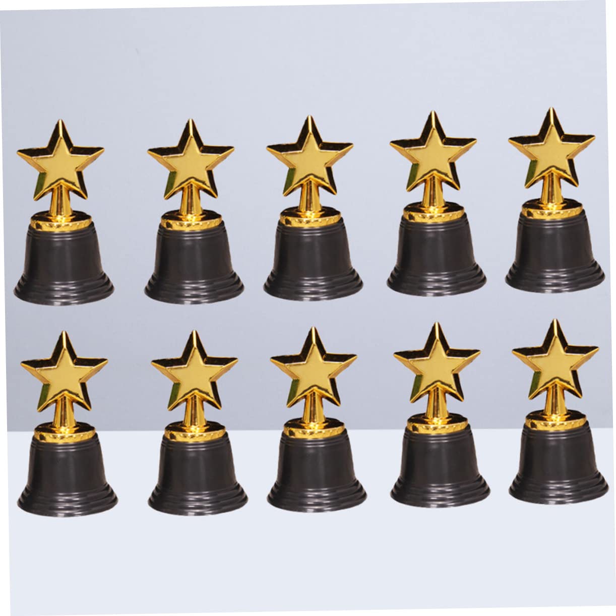 BRIGHTFUFU 24 Pcs Kids Soccer Trophies - Gold Plastic Award Cups for Kindergarten, Sports Games & Achievements - Perfect for Soccer Parties, School Awards & Motivational Gifts