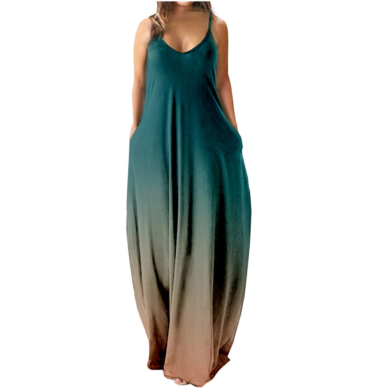 Trendy Women's Dresses 2024 - Flowy Swing Mini & Long Summer Dresses with Ruffle Hem & Floral Print | Perfect for Beach Vacations, Date Nights & Casual Outings