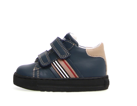 Falcotto Kids' Fashion Sneakers for Boys & Girls - Navy & Mauve Leryn Style - Comfortable School & Play Shoes for Active Children