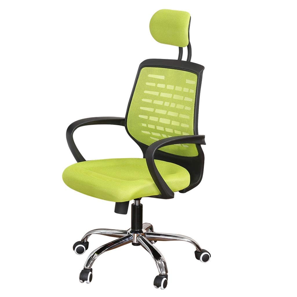Ergonomic Mesh Office Chair - Adjustable Swivel Computer Desk Chair with Lumbar Support, Black Frame & Pink Cushion for Home Office, Gaming, and Workstations | Comfortable & Breathable for Long Hours of Use