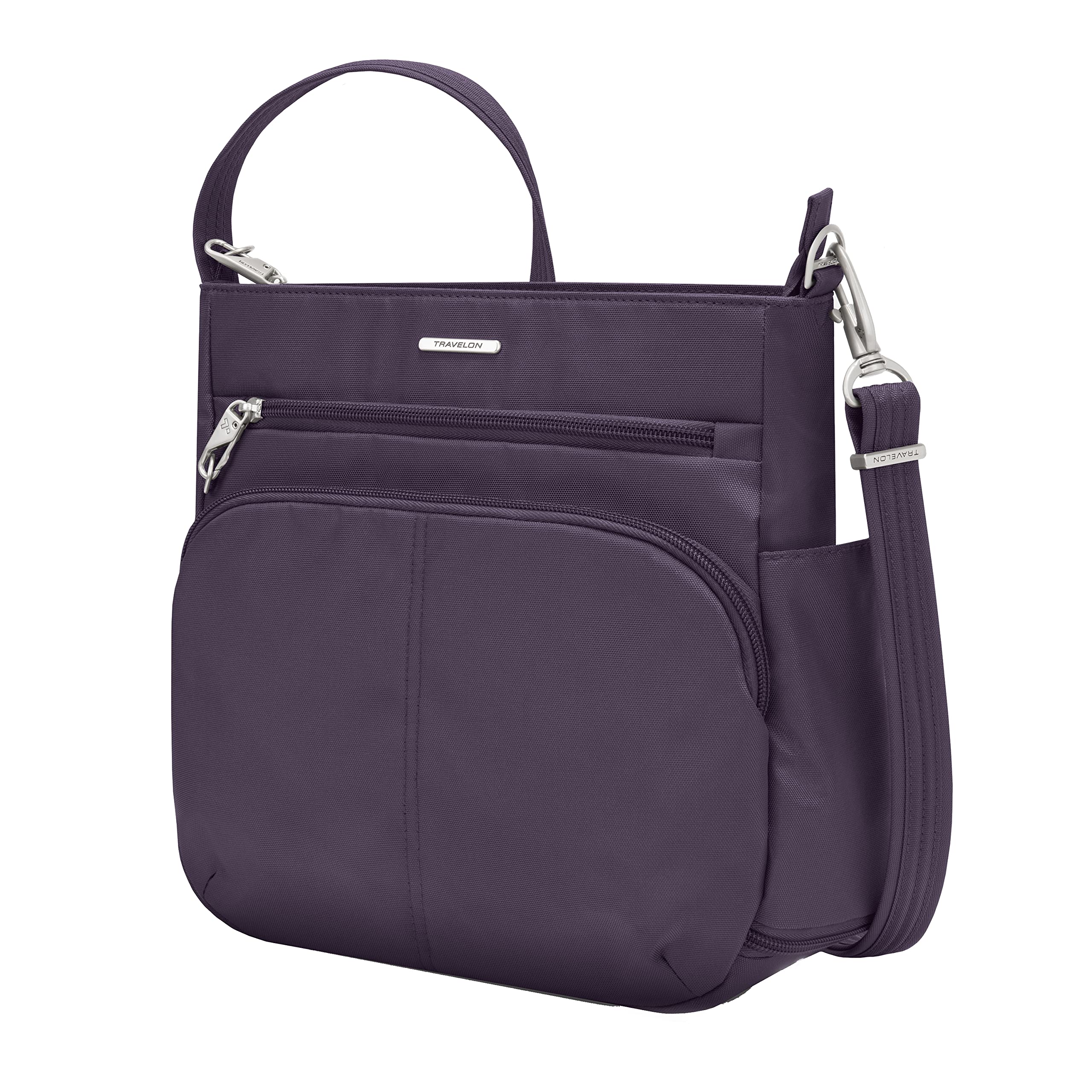 Travelon Anti-Theft Classic Crossbody Bag for Women & Men - Secure RFID Blocking Purse for Travel, Commuting & Daily Use