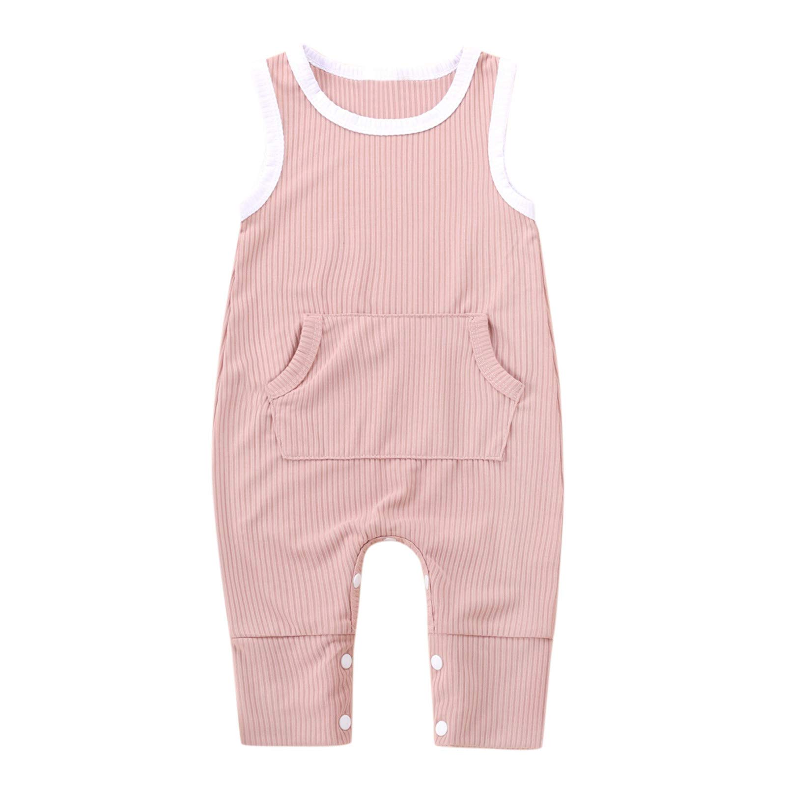 Egbsmy Baby Long Sleeve Jumpsuit for Newborns - Soft Ribbed Knit Romper for Girls & Boys - Perfect for Playtime, Photo Shoots & Everyday Wear