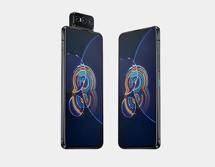 ASUS ZenFone 8 Flip ZS672KS 5G Smartphone - 256GB Storage, 8GB RAM, GSM Unlocked (Silver) - Perfect for Gaming, Photography & Business Use