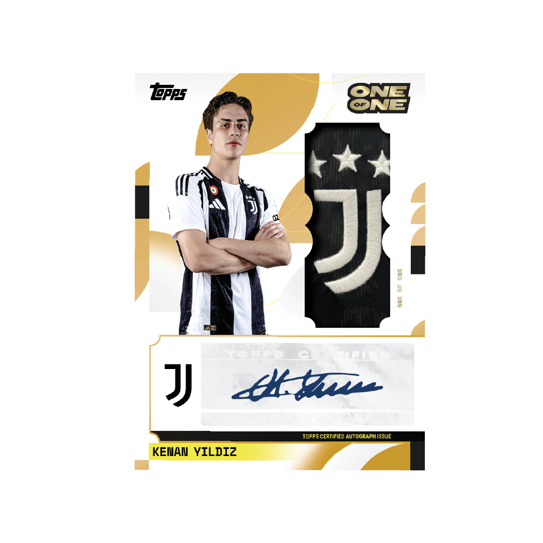 Official Topps Juventus 2024/25 Soccer Team Trading Card Collection - Perfect for Collectors, Fans & Fantasy Sports Enthusiasts