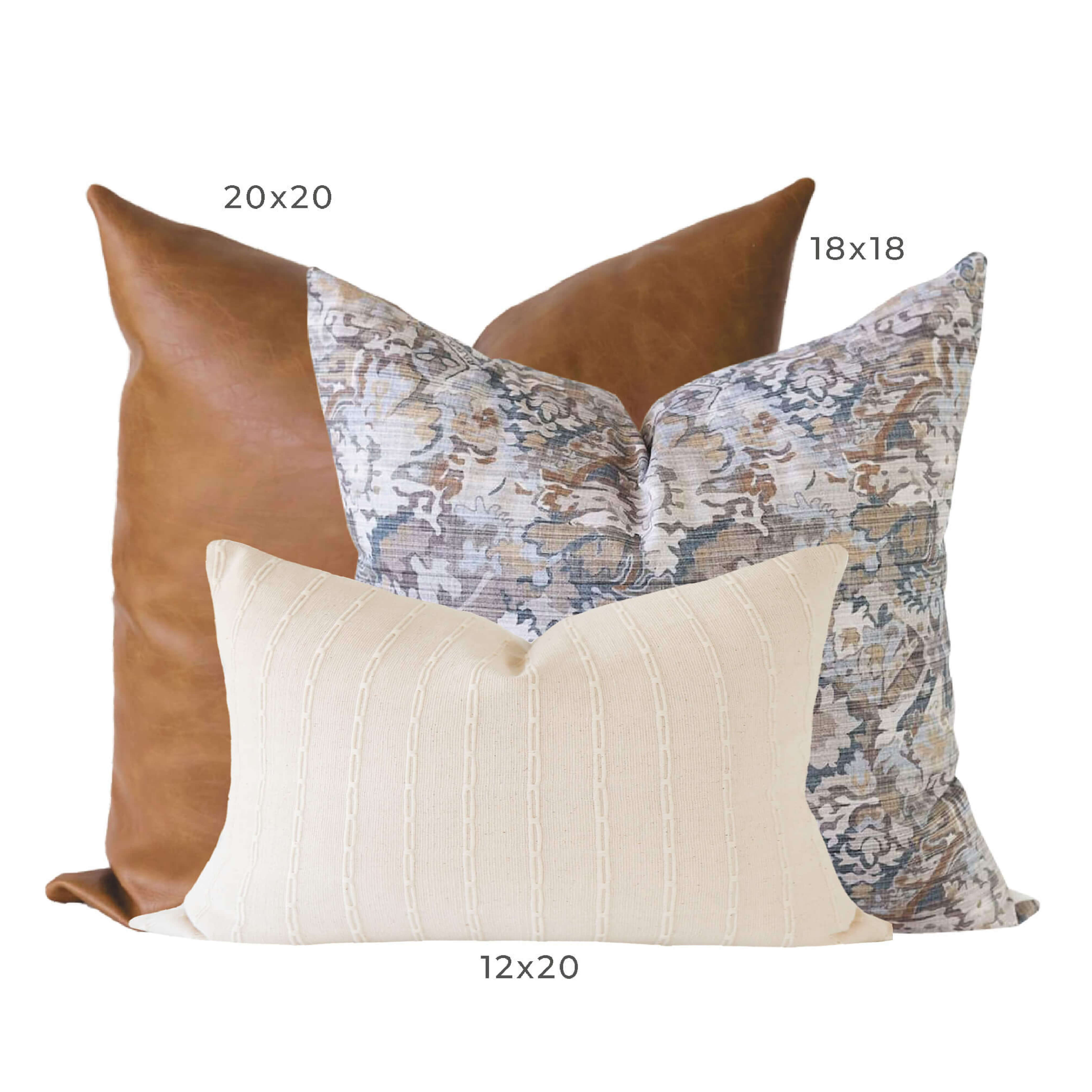 Premium Pillow Combination Set #75 - Soft & Supportive Bed Pillows for Side, Back & Stomach Sleepers - Perfect for Home, Hotel & Guest Room Comfort