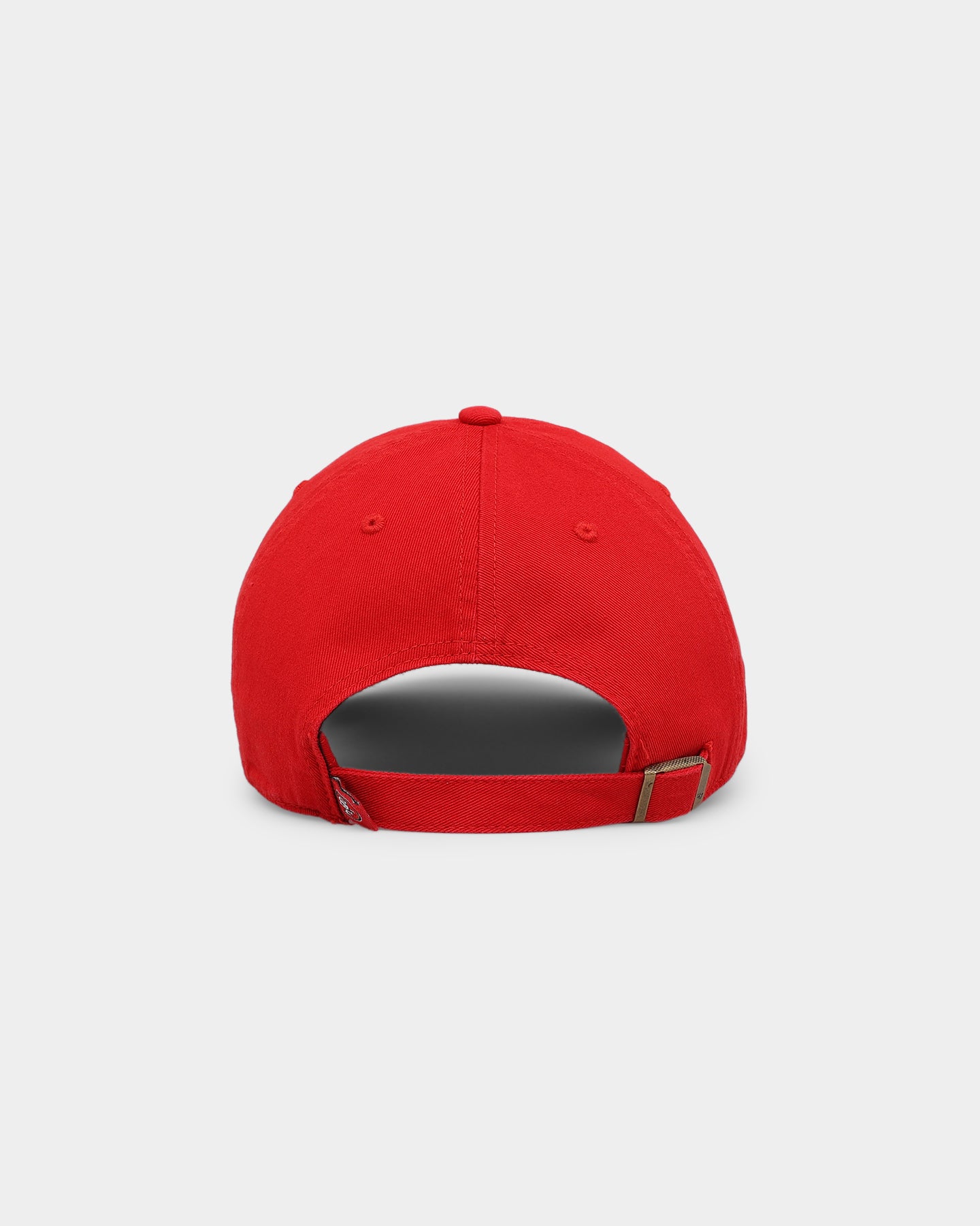 47 Brand Kids' San Francisco 49ers 47 Clean Up Strapback Cap - Adjustable Red Baseball Hat for Boys & Girls - Perfect for Football Games, School, and Outdoor Activities