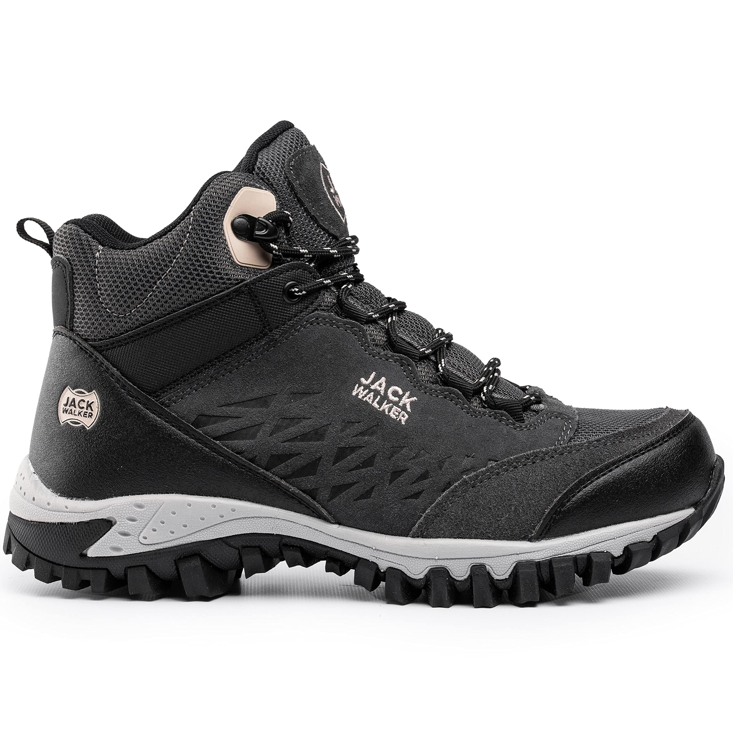 Jack Walker Women's JW2005 Hydroguard Waterproof Hiking Boots - Lightweight Trekking & Walking Shoes for Outdoor Adventures, Trail Hiking & Camping