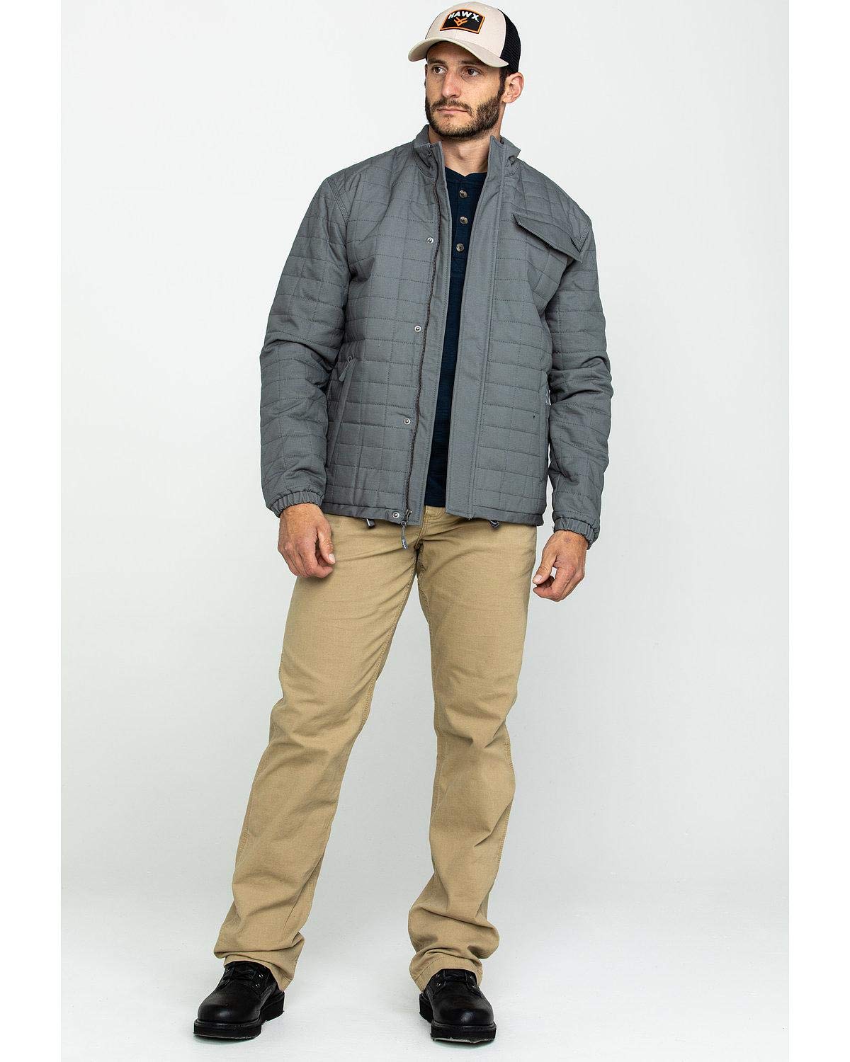 Wrangler Men's Chore Jacket - Durable Workwear for Outdoor & Casual Wear | Heavy-Duty Denim Jacket for Farming, Hiking & Everyday Use