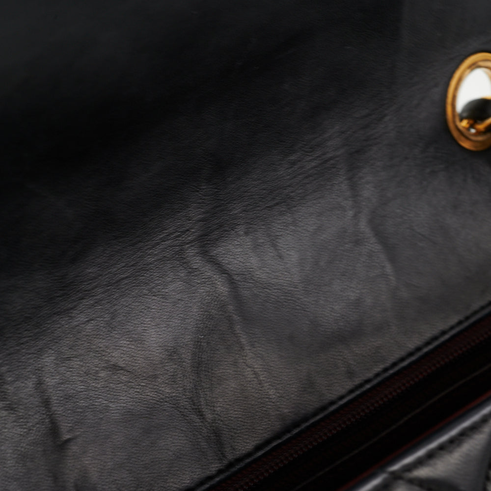 Chanel Medium Diana Black Leather Shoulder Bag - Luxury Designer Handbag for Women | Perfect for Work, Travel & Evening Events