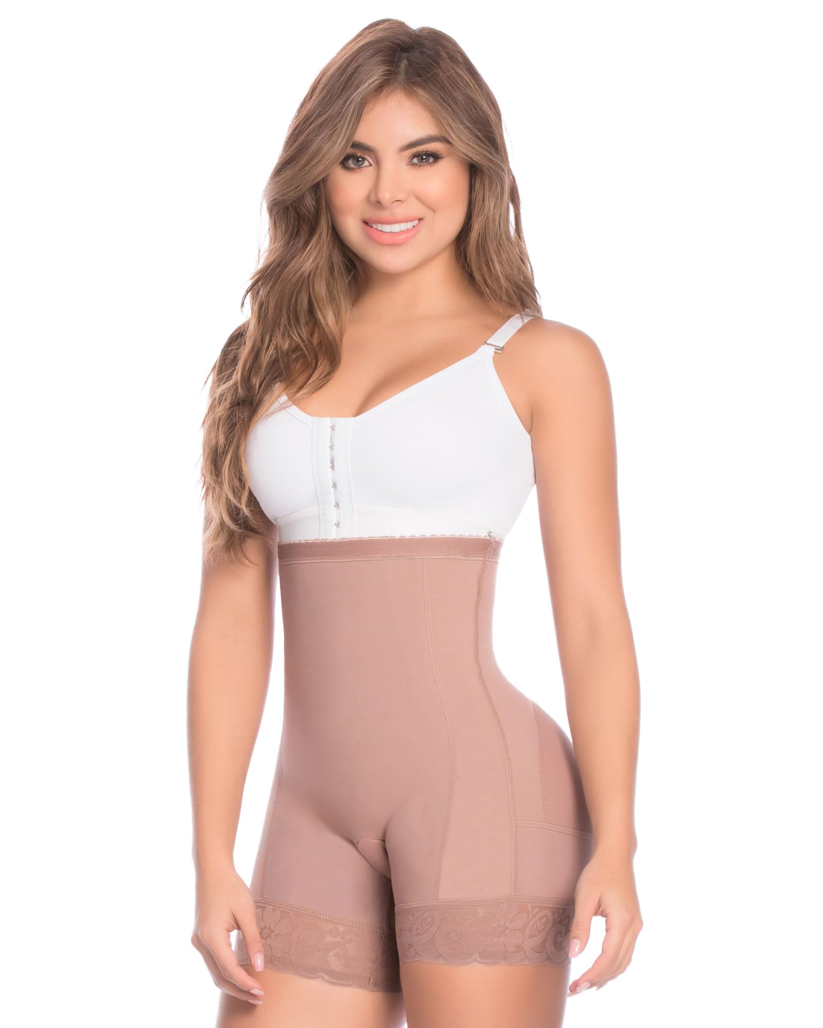 D'PRADA Women's Butt Lifting Shapewear Shorts - Colombian Waist Trainer & Body Shaper for Women | Perfect for Workout, Waist Training & Everyday Wear