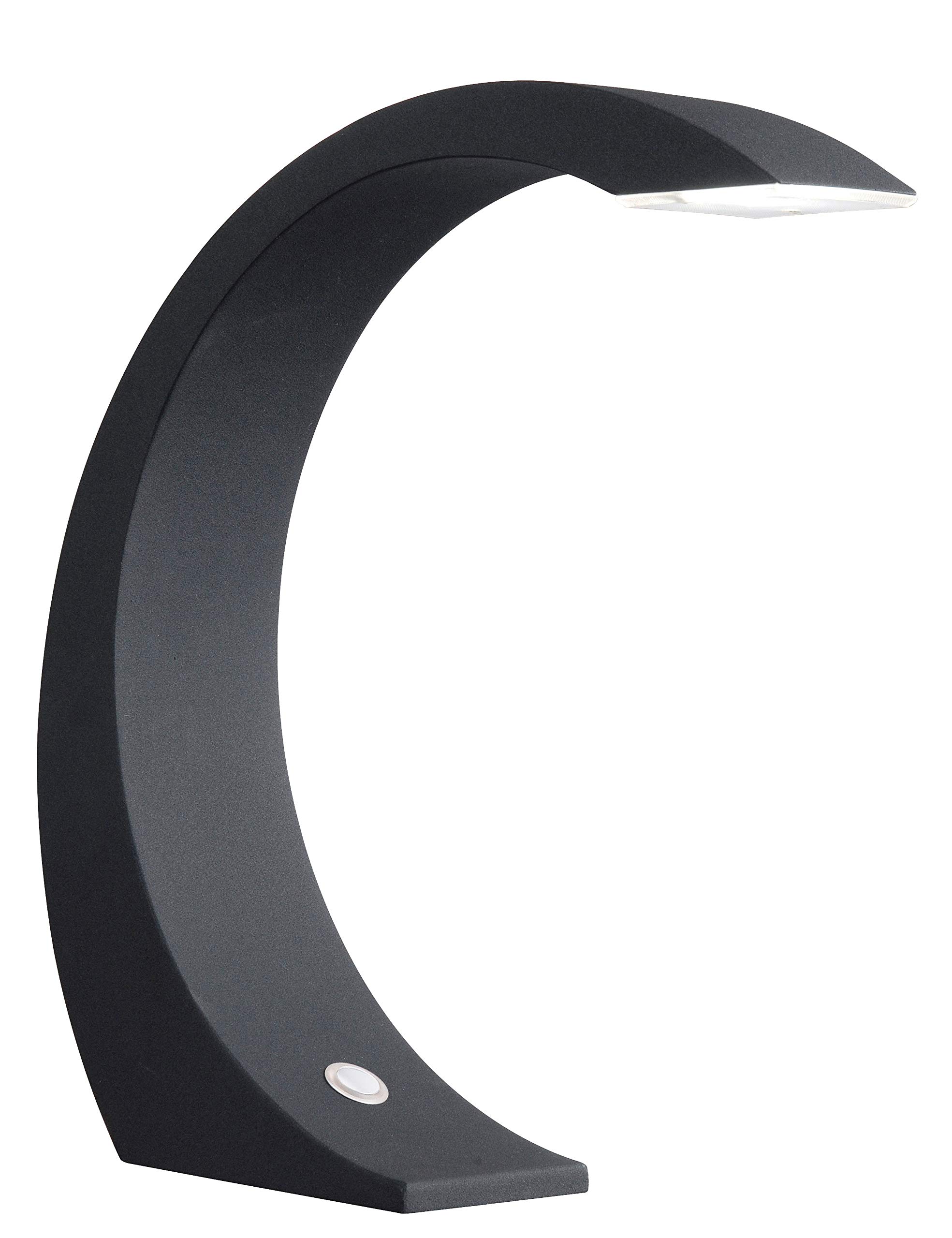 Kenroy Home 32037BL Modern Black Slide Desk Lamp - 13