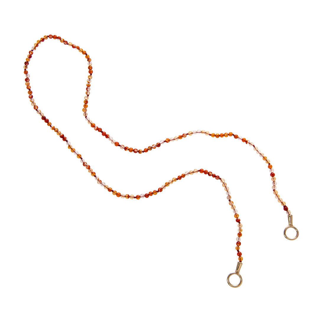 Marla Aaron Orange Agate Itty Bitty Strand 16