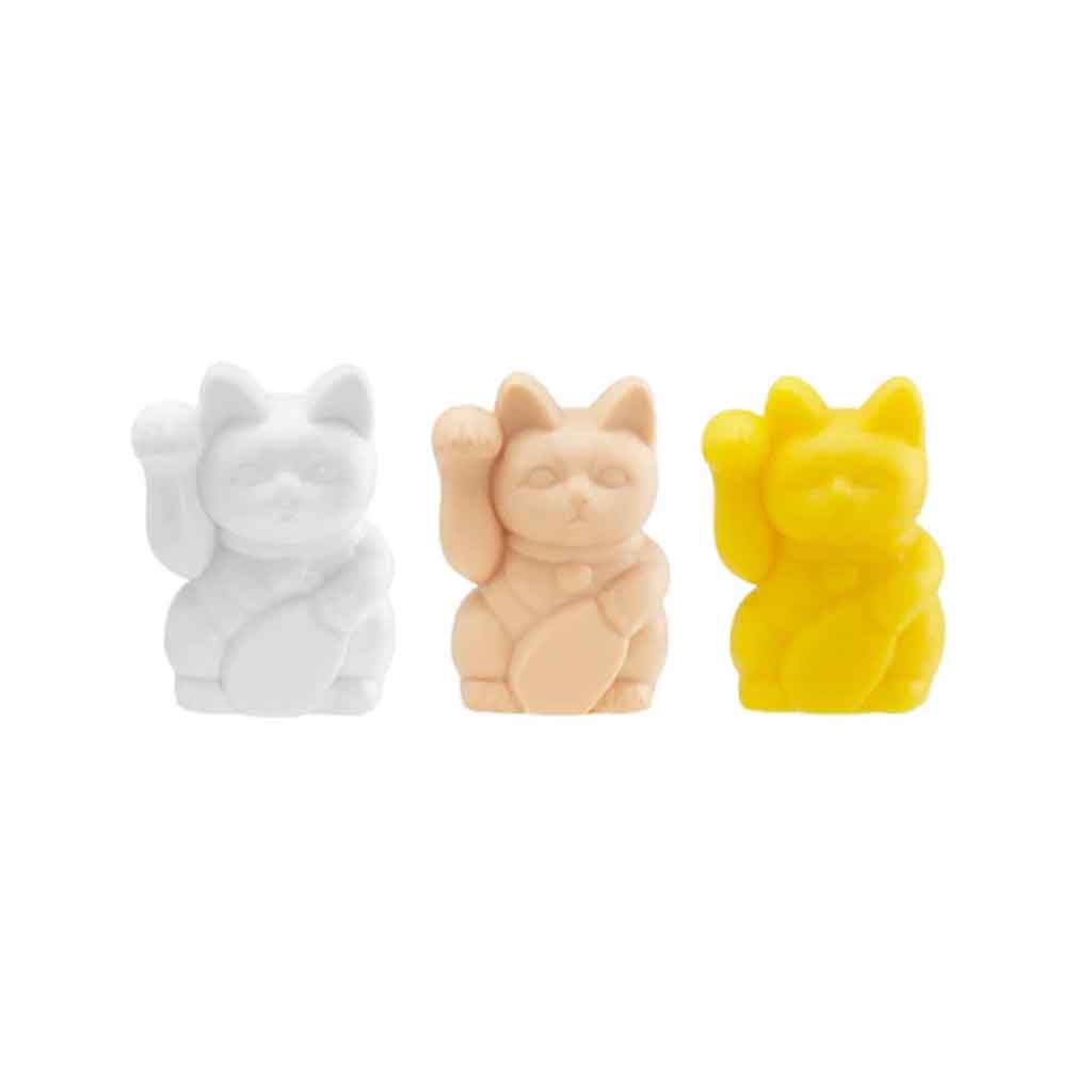 Tattooable Lucky Cat - Japanese Maneki Neko Good Luck Charm for Home & Office Decor | Perfect Gift for Tattoo Lovers & Fortune Seekers