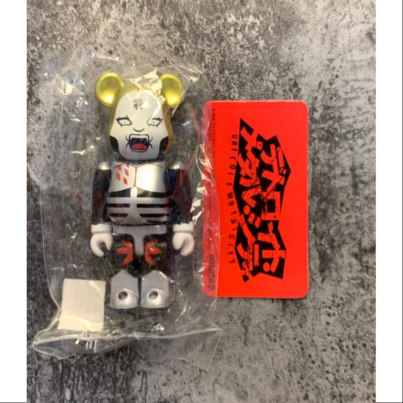 Bearbrick Series 16 HORROR Detroit Metal City 100% Collectible Figure - Limited Edition Japanese Vinyl Art Toy for Horror Fans & Anime Collectors - Perfect for Display, Gifting, and Pop Culture Enthusiasts