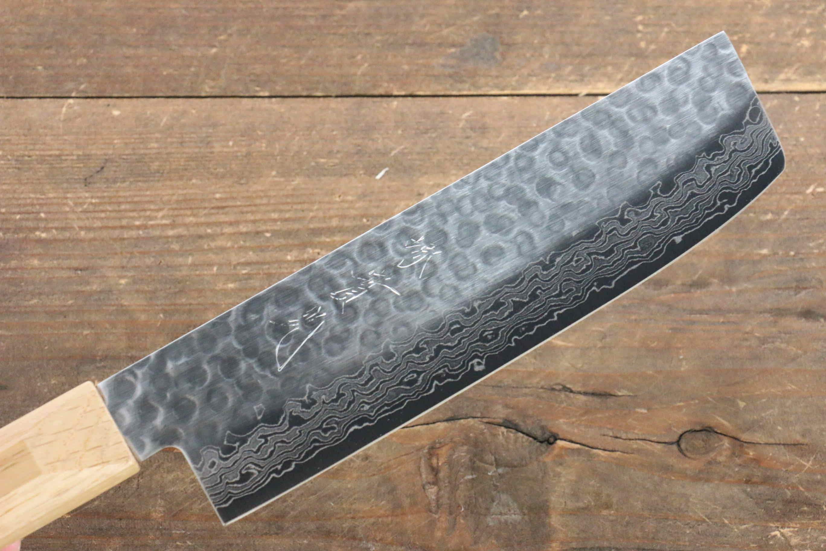 Premium Jikko VG10 17-Layer Damascus Steel Usuba Knife 160mm with Oak Handle - Japanese Kitchen Knife for Professional Chefs & Sushi Masters - Perfect for Precision Slicing, Vegetable Cutting & Sushi Preparation