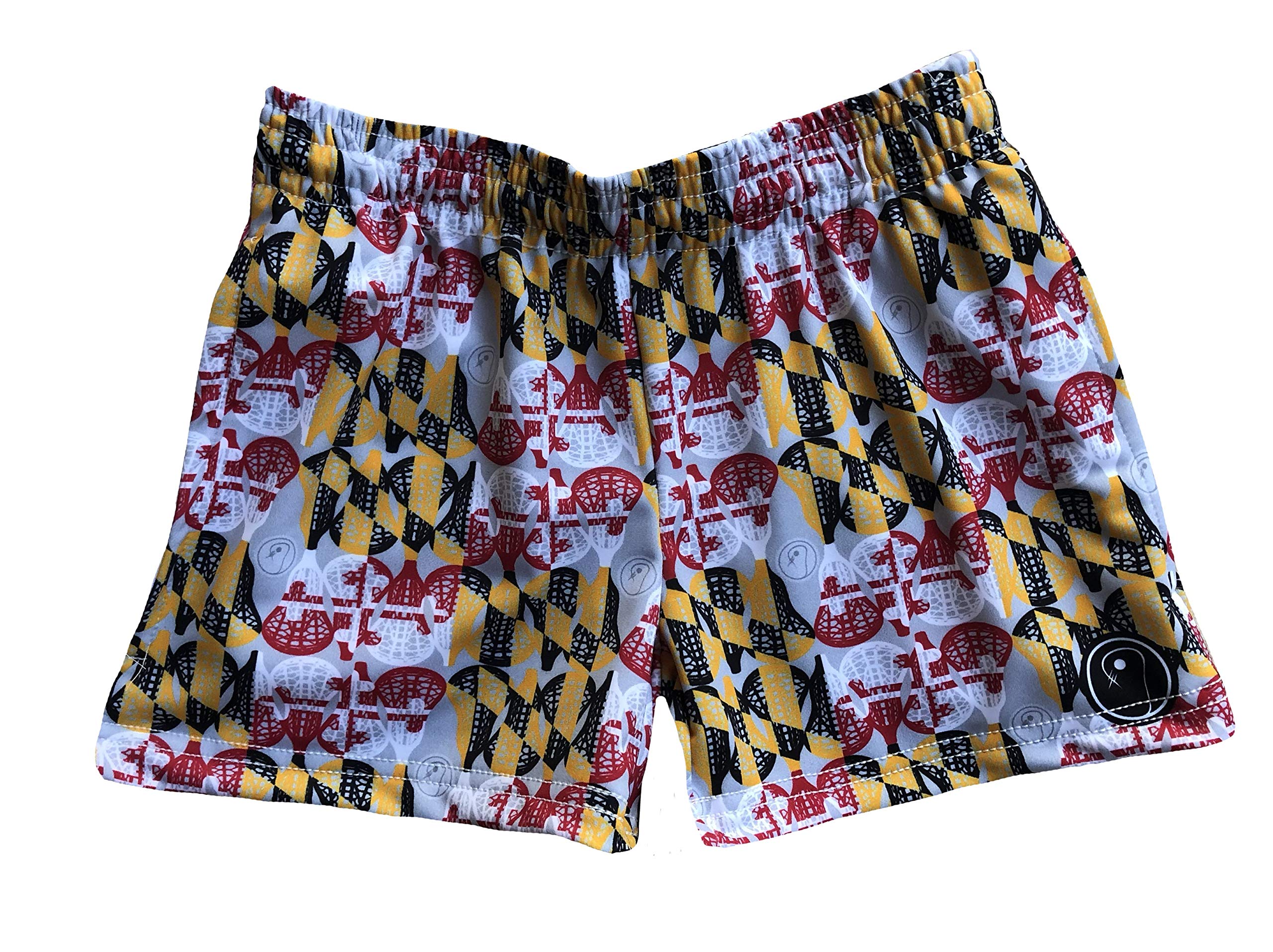 Maryland Lacrosse Shorts for Girls - Comfortable & Breathable Athletic Shorts for Lacrosse, Soccer & Running - Perfect for Training, Games & Sports Practice