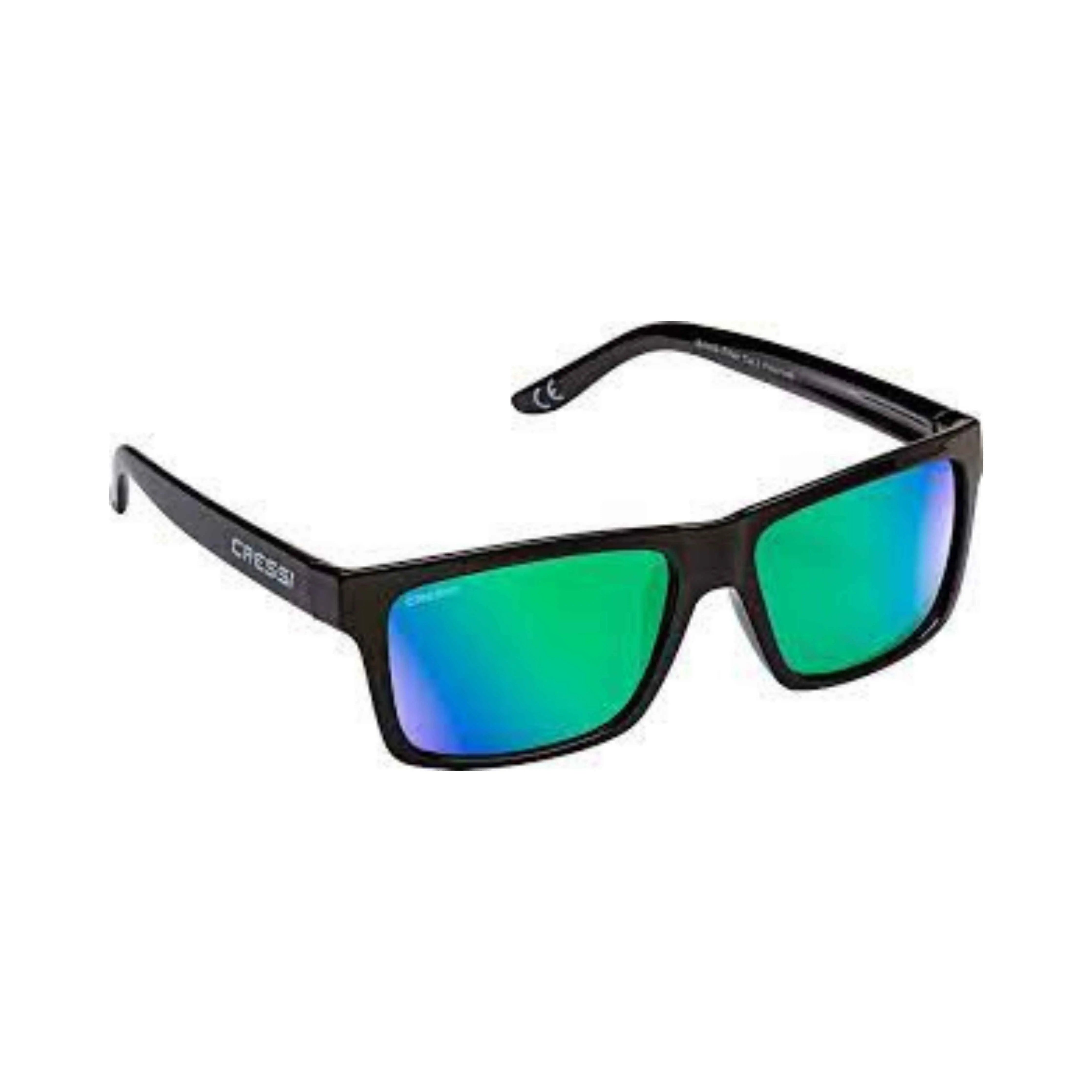 Black / Green Mirrored Lens