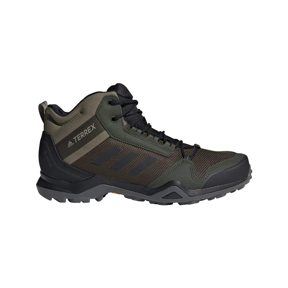 adidas Men's Terrex Ax3 Mid GTX Waterproof Hiking Boots - Lightweight & Durable for Outdoor Adventures, Trail Running, and Mountain Climbing