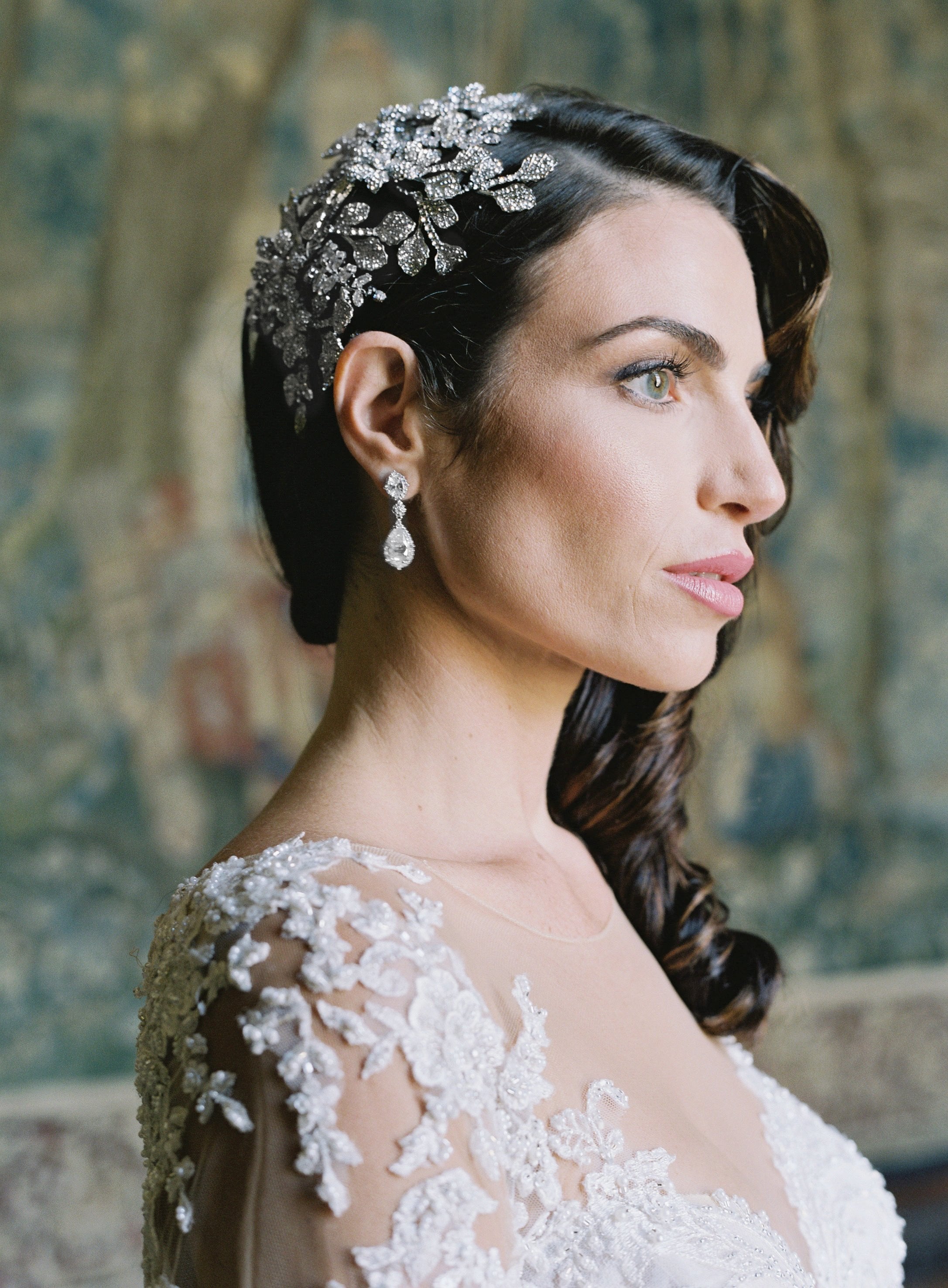 GENEVIEVE Elegant Bridal Earrings for Wedding - Sparkling Crystal Drop Earrings for Bride, Bridesmaids, and Formal Occasions