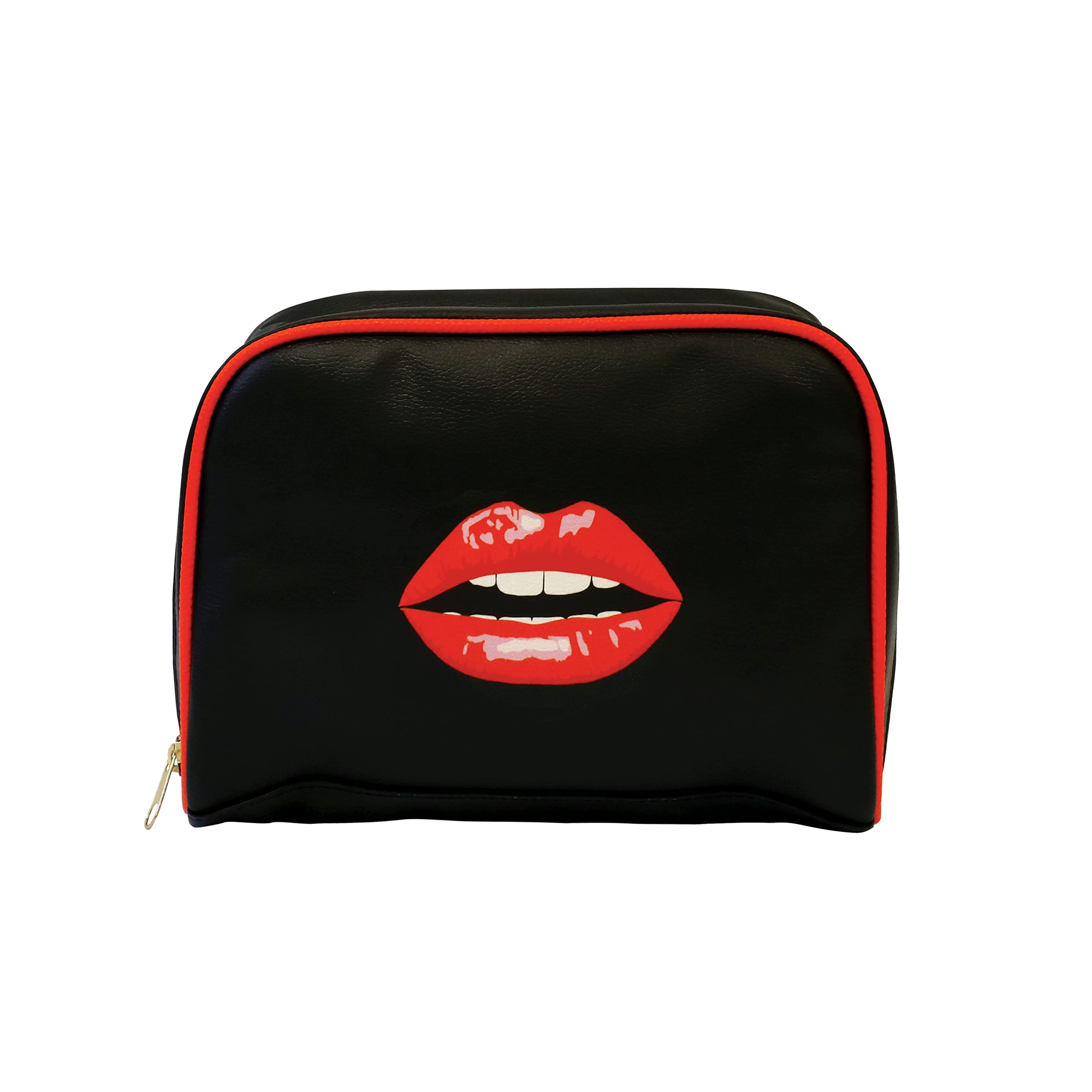 Portico Designs Emily Brooks Soft Faux Leather Toiletry Bag - Large Cosmetic Travel Organizer for Women | Perfect for Vacation, Gym & Weekend Getaways