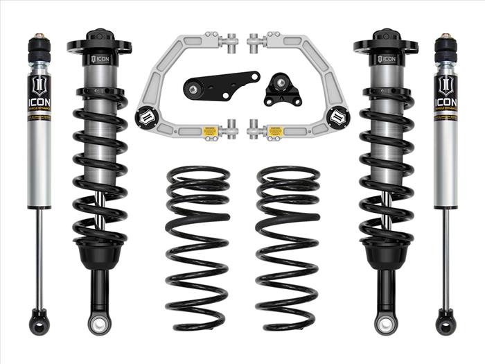 2024+ Toyota Tacoma Stage 2 Lift Kit - Billet Upper Control Arms with Triple Rate Rear Coil Springs | Off-Road Suspension Upgrade for Trail & Rock Crawling