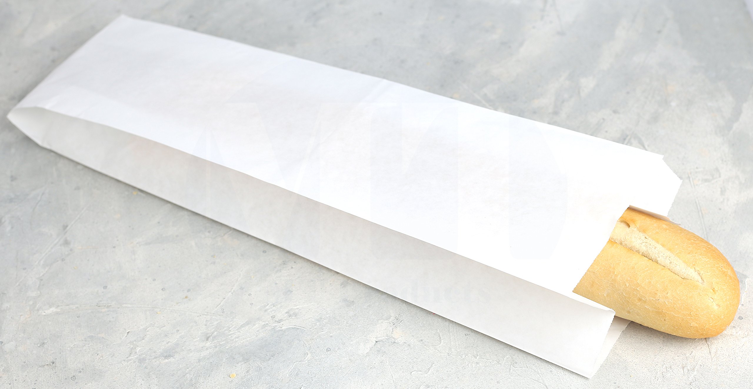 MT Products White Paper Bread Bags for Homemade Bread - 5.25