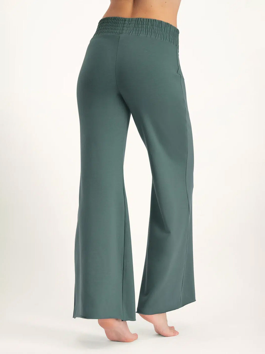 Urban Goddess Flow Yoga Pants for Women - High Waisted Stretchy Workout Leggings - Forest Green - Perfect for Yoga, Gym & Lounge Wear