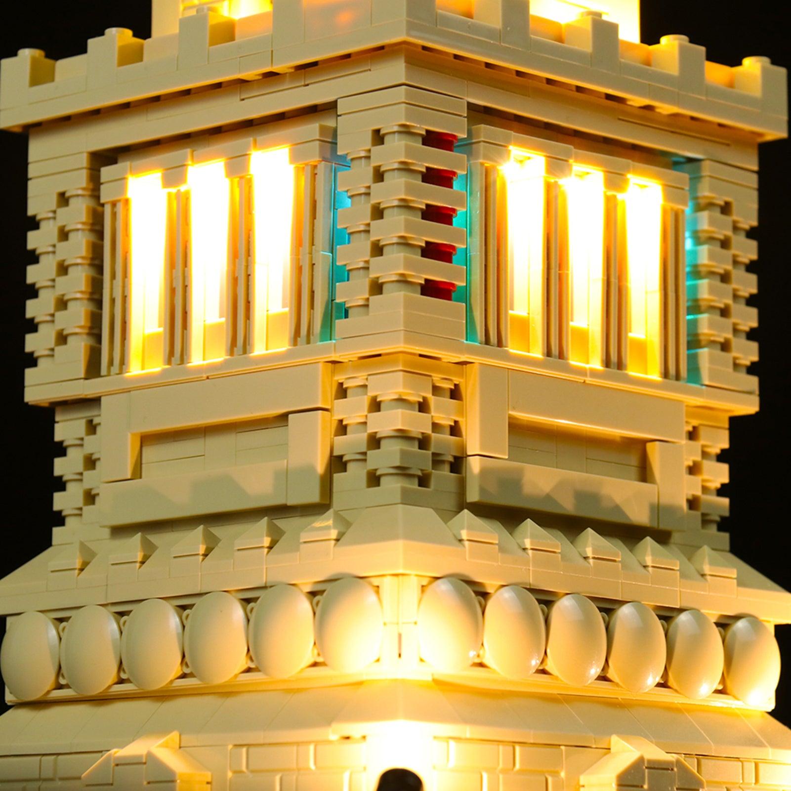 Lego Architecture Statue of Liberty 21042 Light Kit - LED Lighting Set for Lego Models | Enhance Display for Home & Office Decor