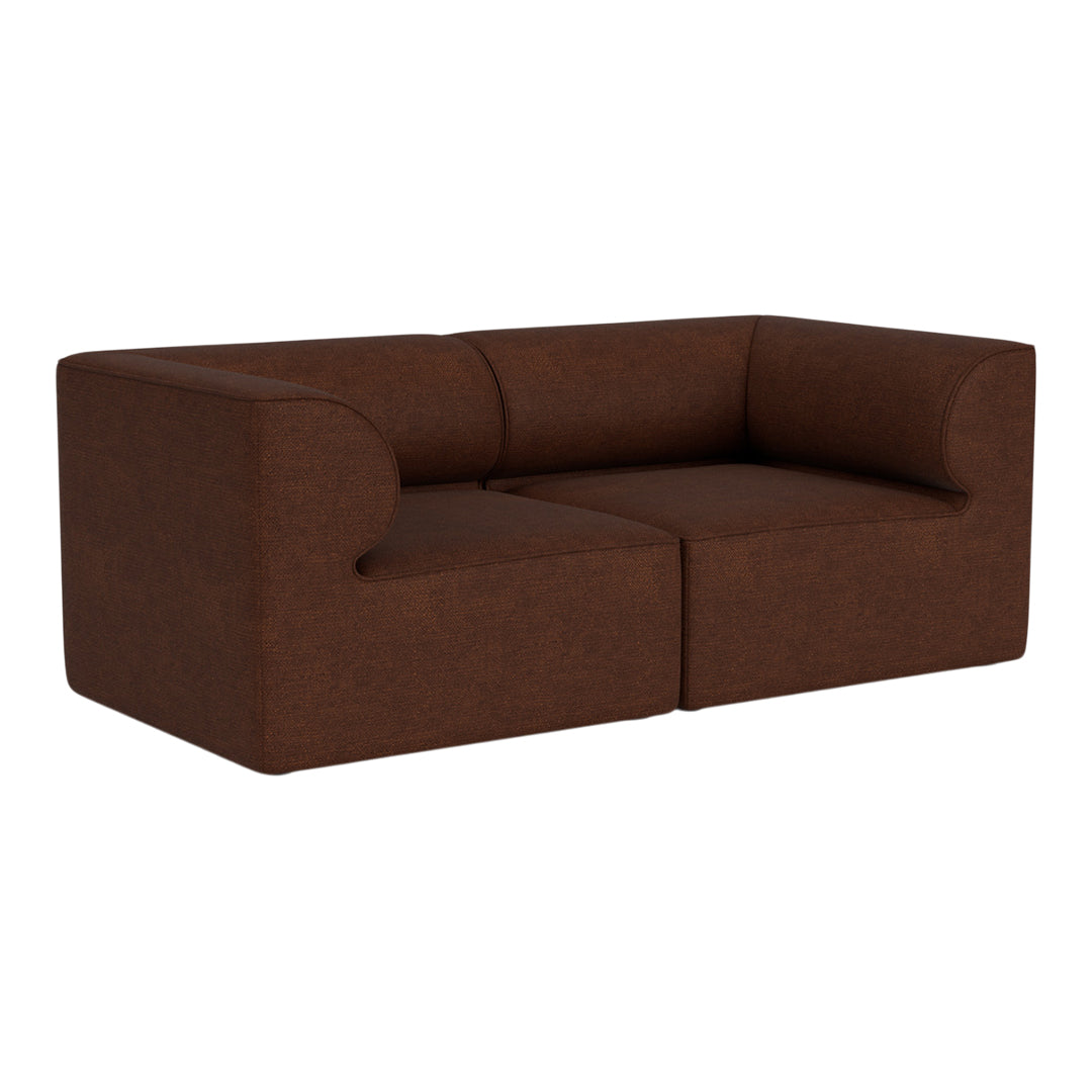 Modular Sofa 2 Seater - Modern Sectional Couch with Adjustable Configuration 1 for Living Room, Lounge & Small Spaces