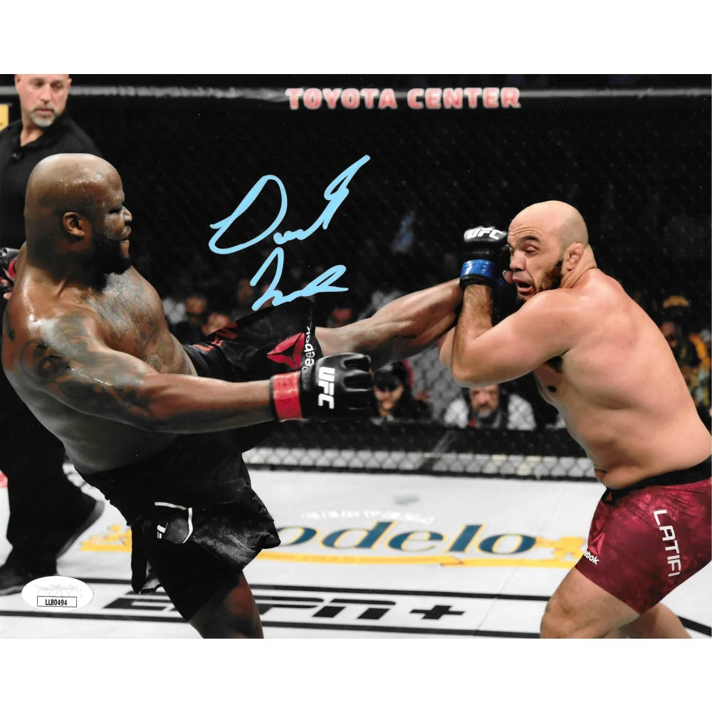 Derrick Lewis Autographed 8x10 Photo with JSA COA - UFC MMA 