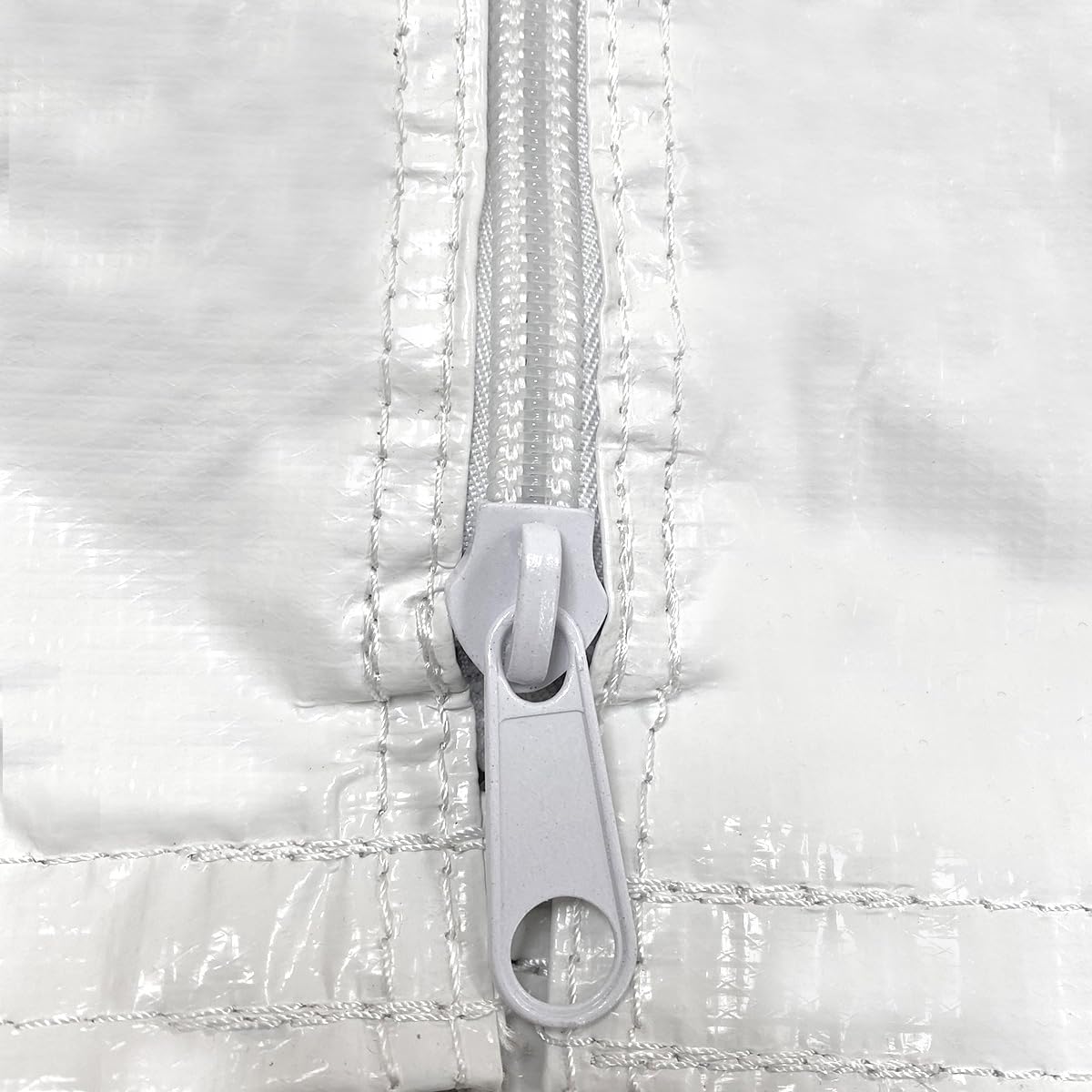 7' x 20' Party Canopy Tent Sidewall with Zipper - Translucent PVC Vinyl Material for Outdoor Events, Weddings & Commercial Tents | Includes Clips & Grommets (Tent Not Included) | Perfect for Backyard Parties, Festival Booths & Camping Shelters