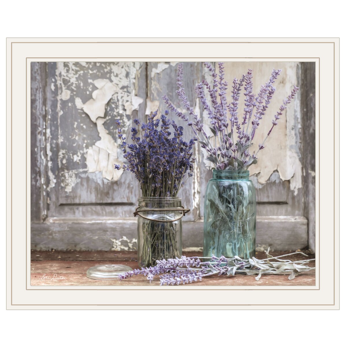 Abundance of Beauty by Lori Deiter - Ready to Hang Framed Wall Art Print with White Frame - Perfect for Living Room, Bedroom & Office Decor