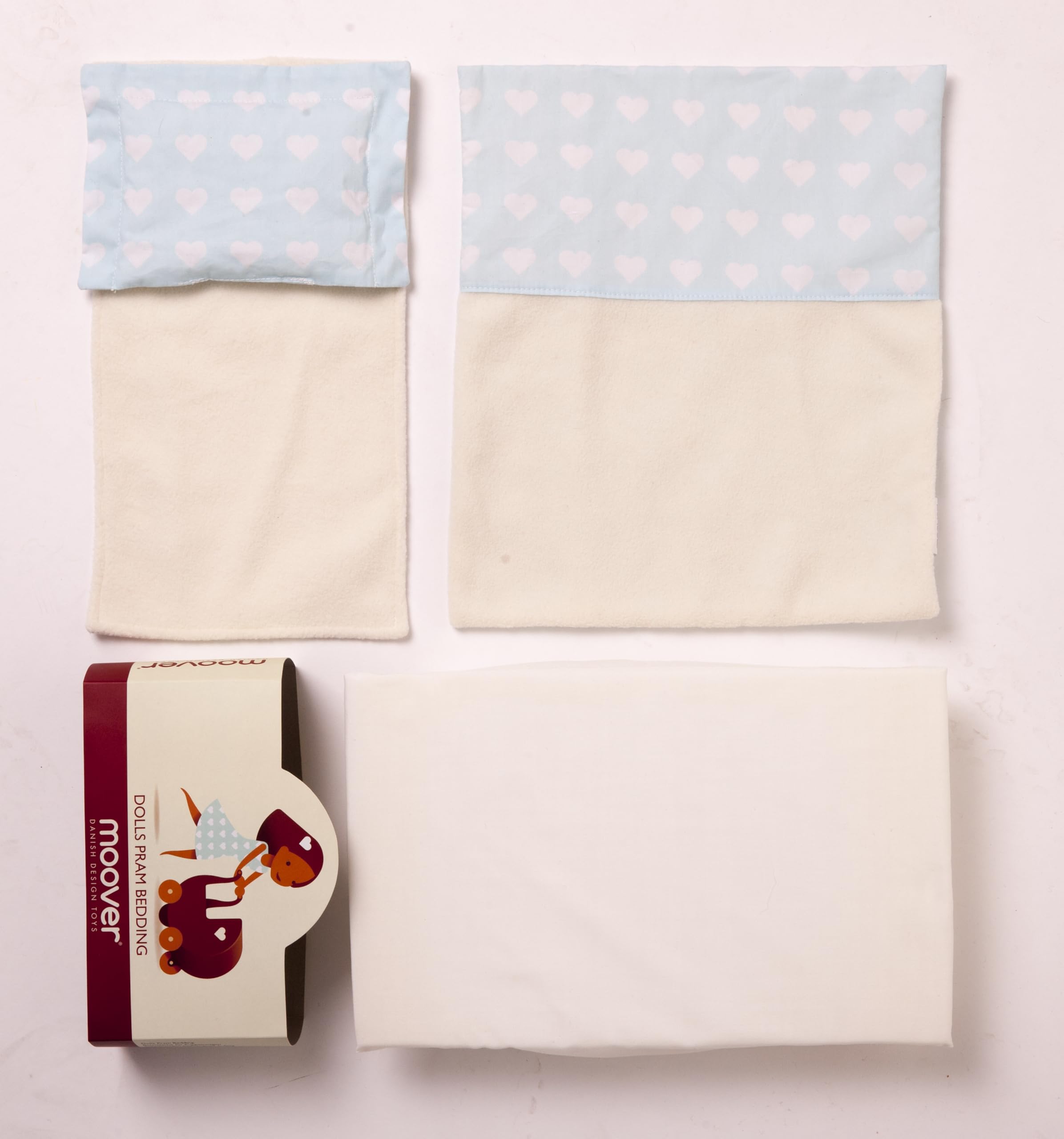 Moover Pram Bedding Sets for Baby Strollers - Soft & Breathable Crib Sheets, Blankets & Canopy Cover - Perfect for Nursery, Travel & Outdoor Walks