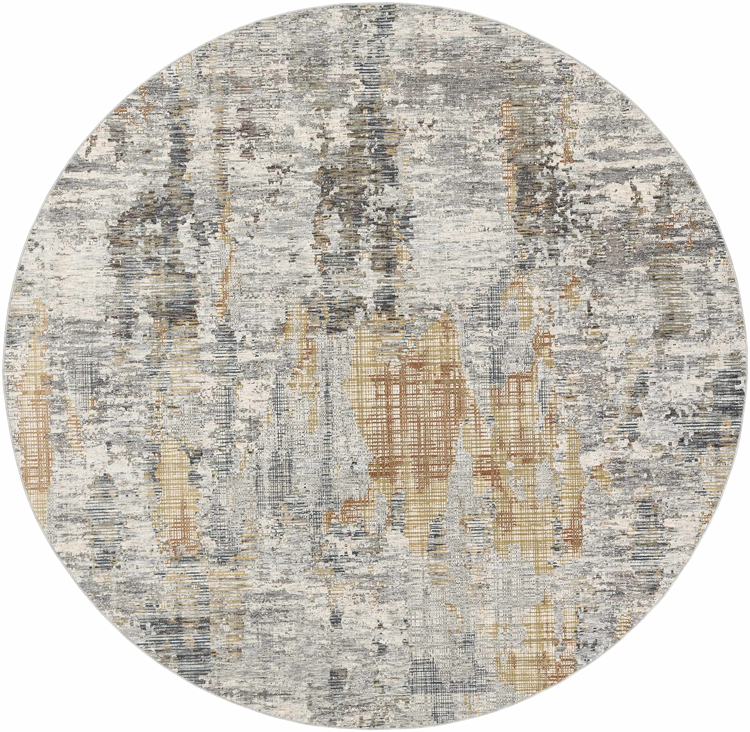 Hauteloom Hustontown Modern Round Area Rug 7'10